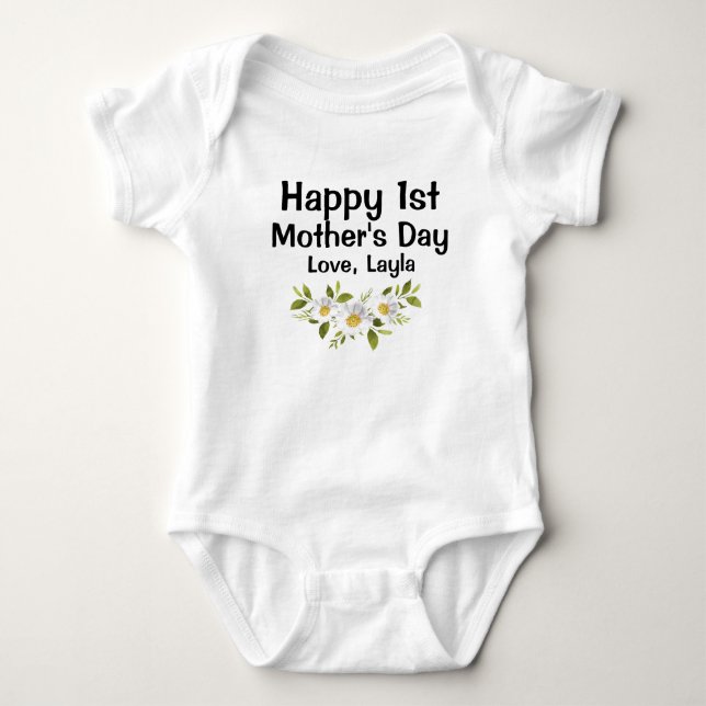 Happy 1st Mothers Day Shirt (Front)