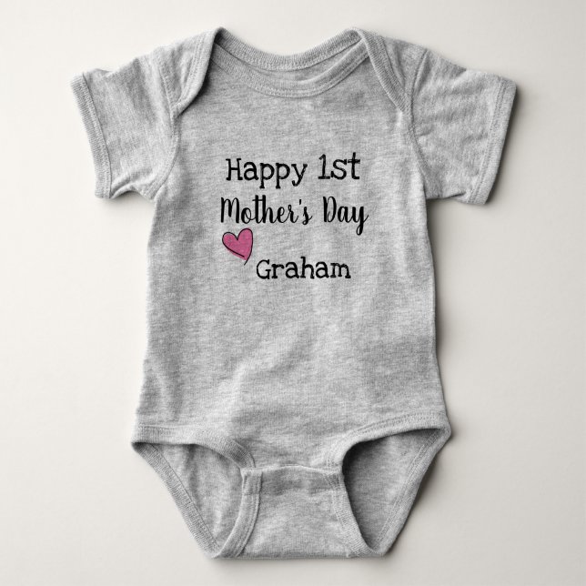 Happy 1st Mothers Day Shirt (Front)
