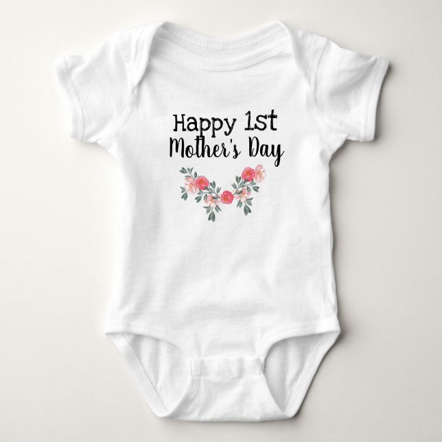 Happy 1st Mothers Day Shirt (Front)