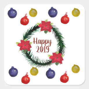 Happy 2019 Sticker