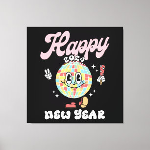 Happy 2024 canvas print