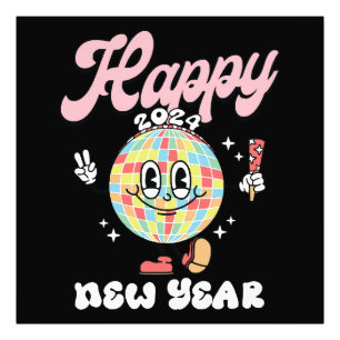 Happy 2024 photo print