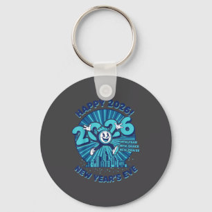 Happy 2026 New Year's Eve Celebration Design  Key Ring