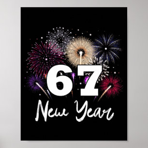 Happy 2026 New Year's Eve Party 67 Meme  Poster