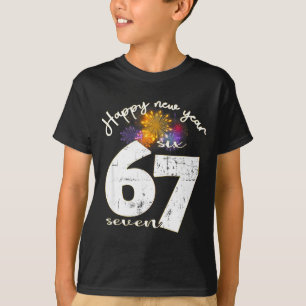 Happy 2026 New Year's Eve Party 67 Six Seven Meme T-Shirt