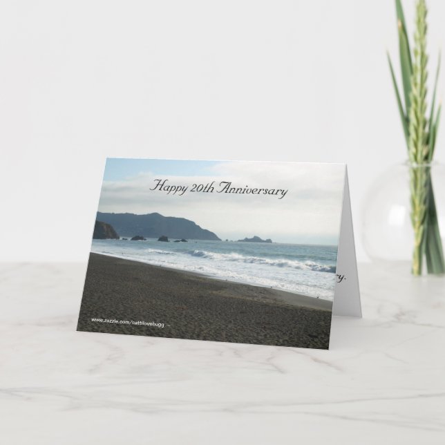 Happy 20th Anniversary Card (Front)