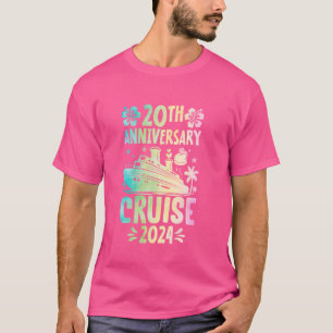 Happy 20th Wedding Anniversary Cruise Family Match T-Shirt