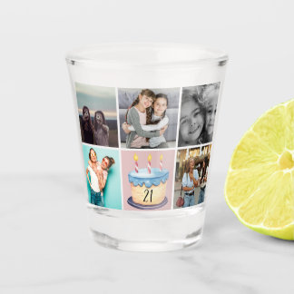 Happy 21 birthday Best friends party 5 photos Shot Glass
