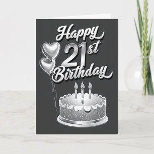 Happy 21st Birthday Card
