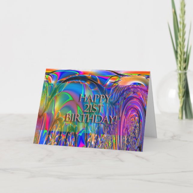 Happy 21st Birthday! Card (Front)