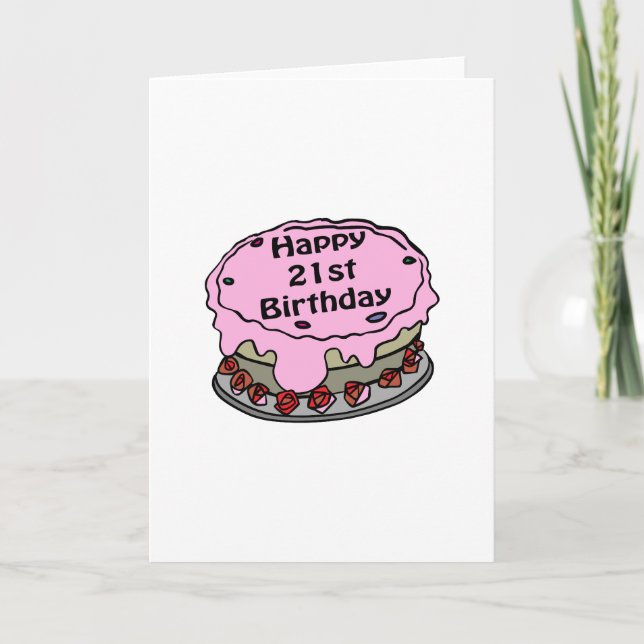 Happy 21st Birthday! Card (Front)
