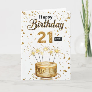 Happy 21st Birthday Card