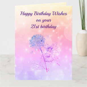 Happy 21st Birthday Greeting Card