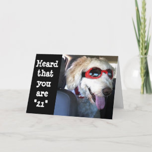 HAPPY **21st BIRTHDAY**TIME TO CELEBRATE!!!! Card