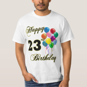 Happy 23rd Birthday Balloon T-Shirt