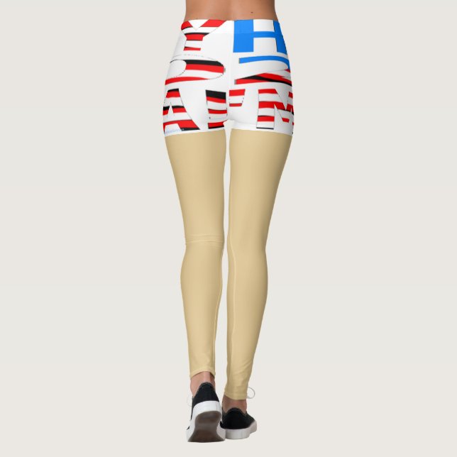 Happy 250 B.D. 'Merica! Leggings (Back)