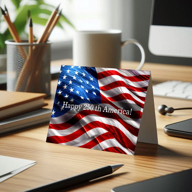 Happy 250 th July 4 Semiquincentennial Notecards (Creator Uploaded)