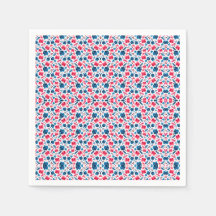 Happy 250th Birthday,America!Floral Red White Blue