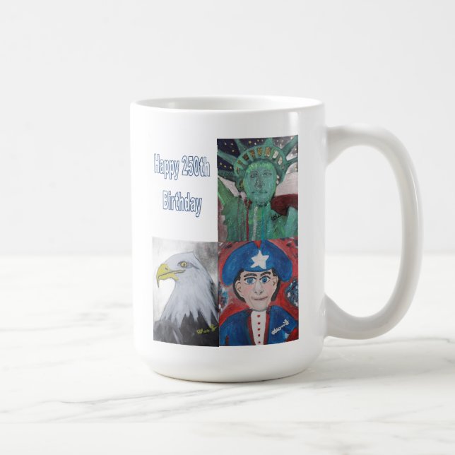 Happy 250th Birthday! Coffee Mug (Right)