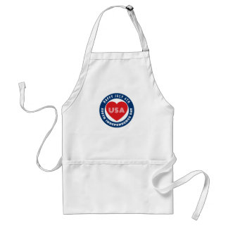Happy 250th Independence Day July 4th Love USA Standard Apron