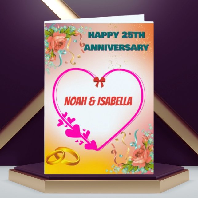 Happy 25th Anniversary  Card (Creator Uploaded)