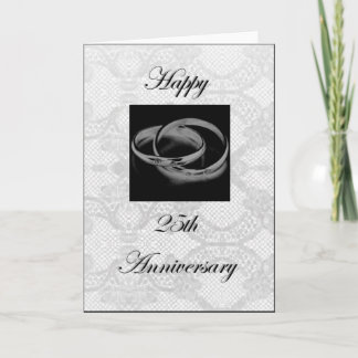 Happy 25th Anniversary Card