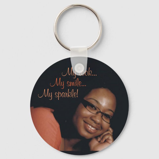 Happy 25th B-Day To Me!![1], Happy%... Key Ring (Front)