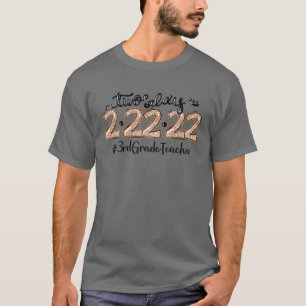 Happy 2/22/22 Twosday Tuesday - Third 3Rd Grade Te T-Shirt