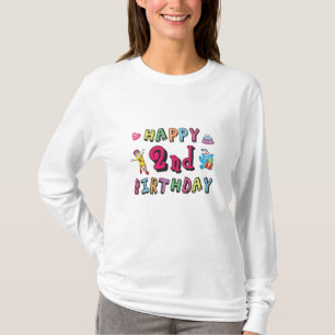 Happy 2nd Birthday 2 year b-day surprise T-Shirt