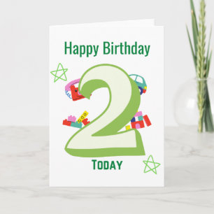 Happy 2nd Birthday Card