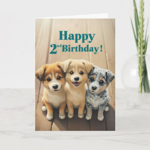 Happy 2nd Birthday Card