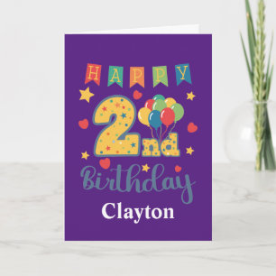 Happy 2nd Birthday Card