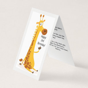 Happy 2nd Birthday - Children's Card