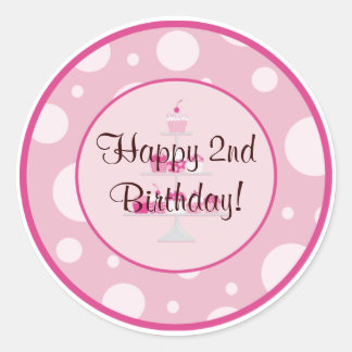 Happy 2nd Birthday Sticker