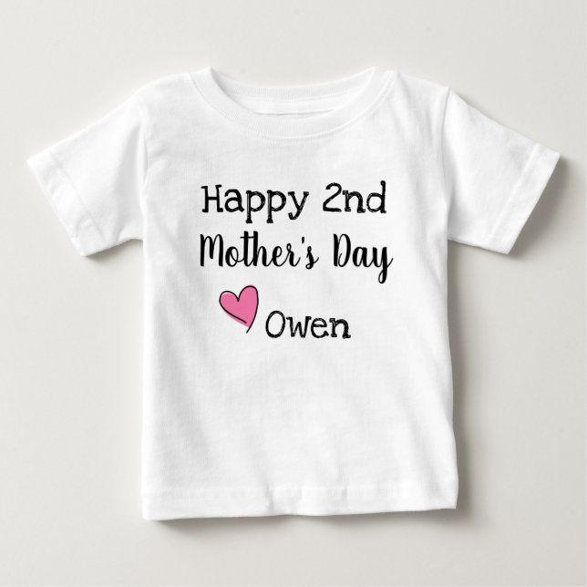 Happy 2nd Mothers Day Shirt (Front)