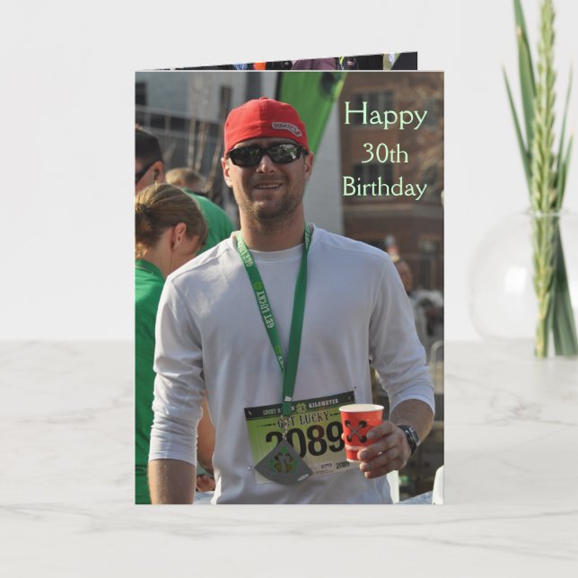 Happy 30th Birthday Card (Front)