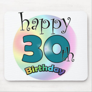 Happy 30th birthday mouse mat