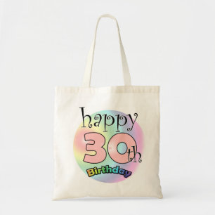 Happy 30th Birthday (roze) Tote Bag