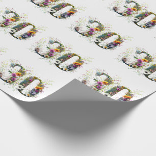Happy 30th Birthday Wildflowers Happy Birthday Wrapping Paper