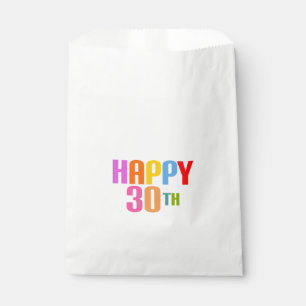 Happy 30th favour bags
