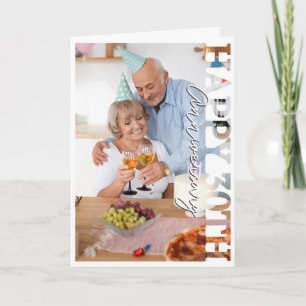 Happy 30th pearl wedding Anniversary Photo Card
