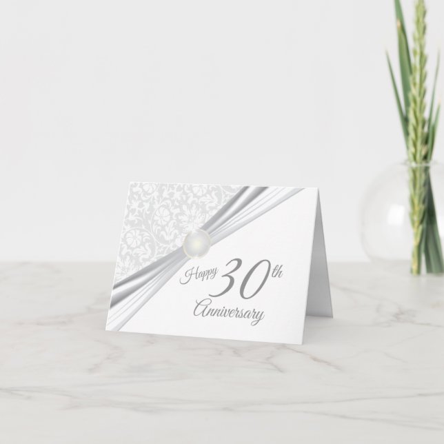 Happy 30th Wedding Anniversary Card (Front)