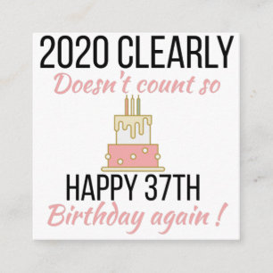 Happy 38th Birthday, Funny 38th birthday card