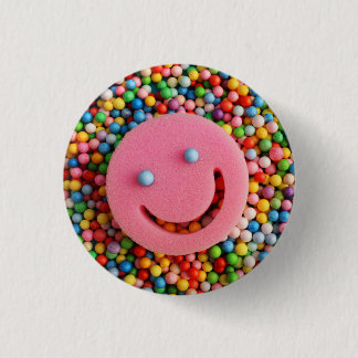 Happy 3 Cm Round Badge
