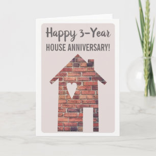 Happy 3-Year Houseaversary Card