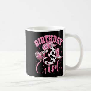 Happy 3rd Birthday Girl Outfit Rodeo Western Cowgi Coffee Mug