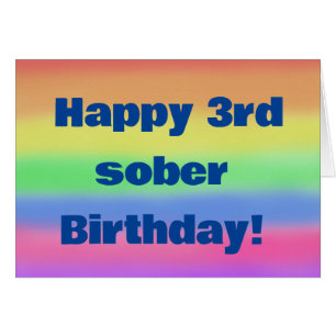 Happy 3rd sober birthday