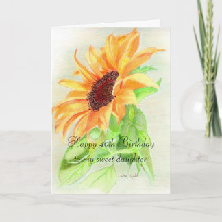 Happy 40th Birthday Card