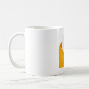 Happy 40th Birthday Gold Envelope Blank Note Coffee Mug