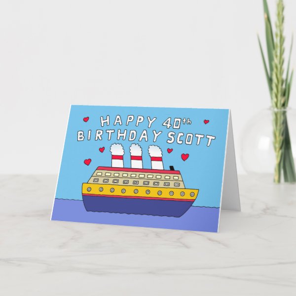 Cruise Ship Cards | Zazzle UK